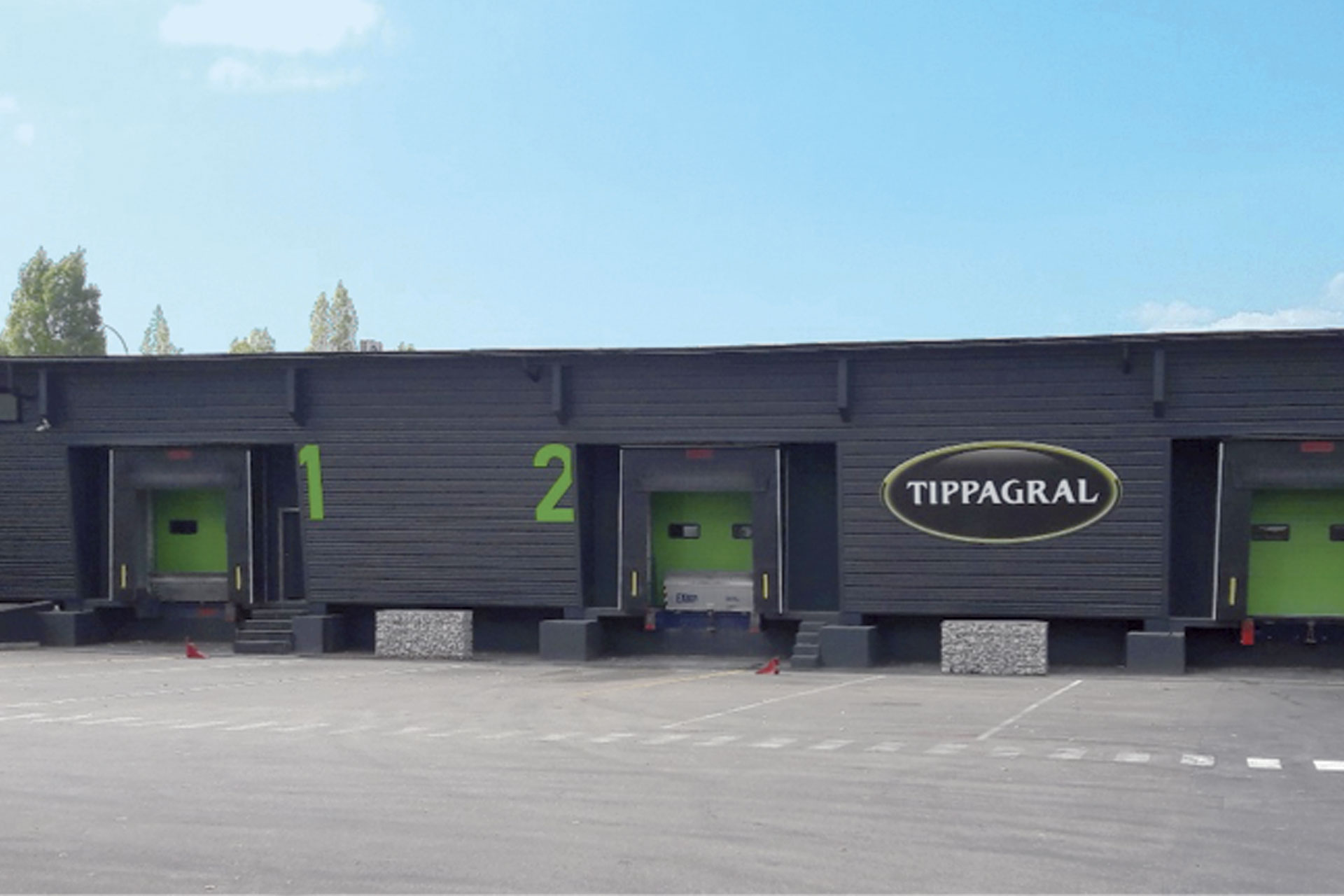 Cical entrepôt camions Tippagral