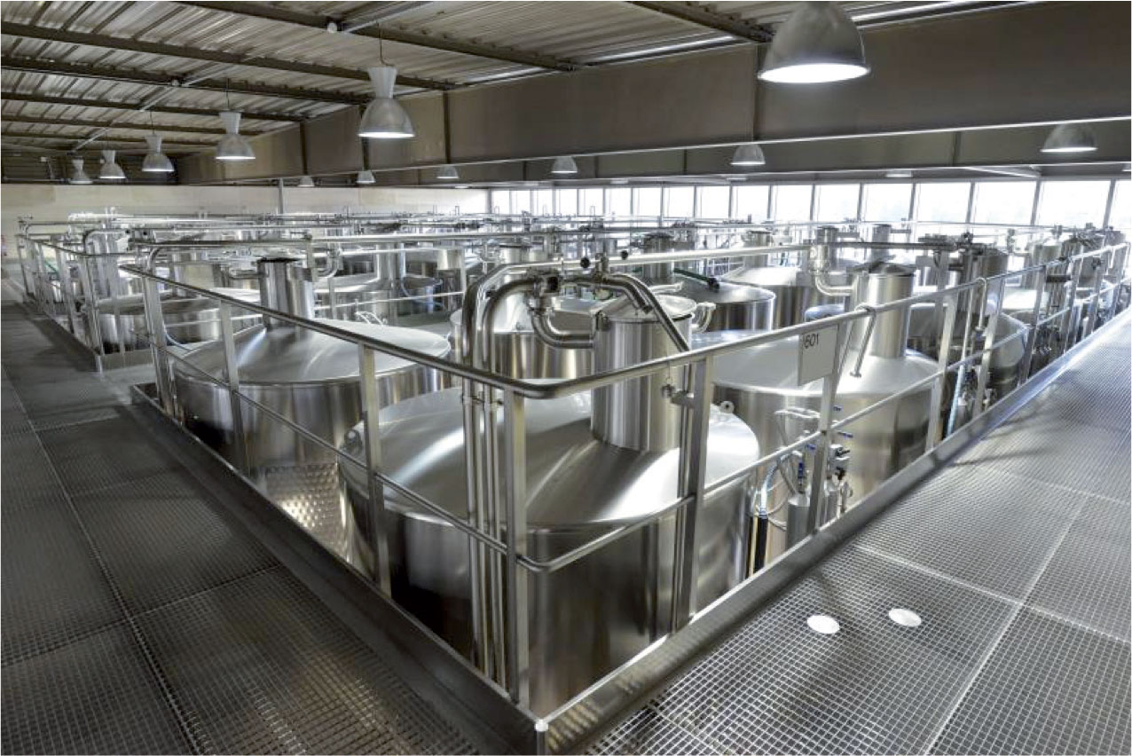 Cical usine cuve industrielle